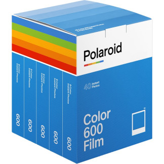 Polaroid Film Color 600 Sofortbildfilm 5er Packung