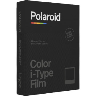 Polaroid Film Color i-Type Black Frame Sofortbildfilm