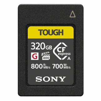 Sony TOUGH CEA-G Series R800/W700 CFexpress 2.0 Type A 320GB - abzüglich 100,- Cashback nach Einreichung bei Sony!