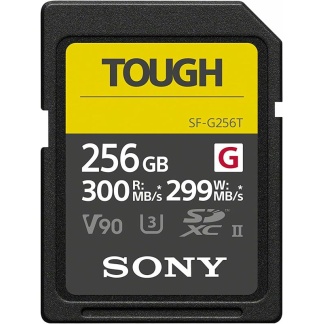 Sony SF-G Tough Series R300/W299 SDXC 256GB, UHS-II U3 - abzüglich 50,- Cashback nach Einreichung bei Sony!