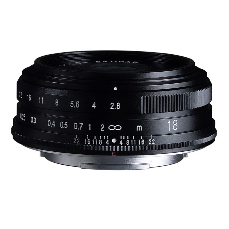Voigtländer Color Skopar 18mm 2.8 für Fujifilm X schwarz