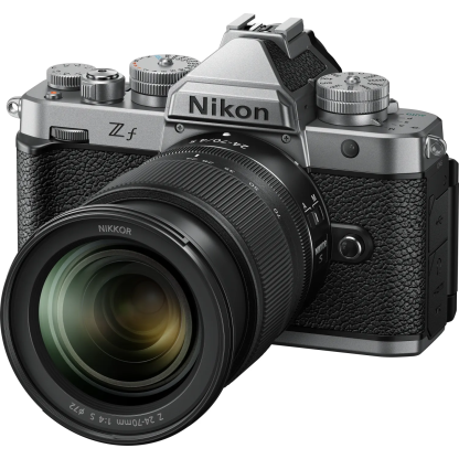 Nikon Z f silber mit Objektiv Z 24-70mm 4.0 S - mit Lederetui und Gurt *** lieferbar ab Ende September