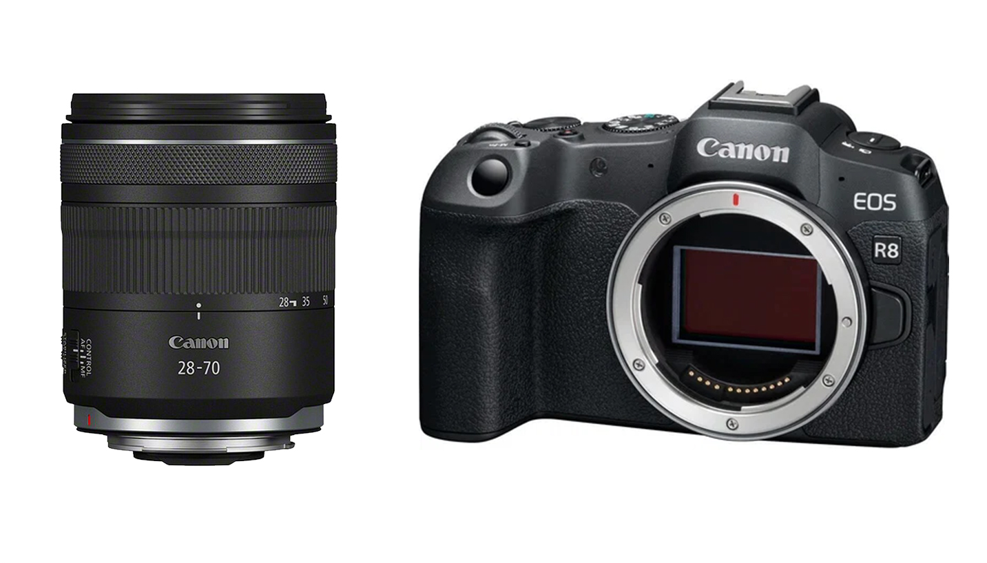 Canon EOS R8 Gehäuse + Canon RF 28-70 F2.8 IS STM