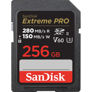 SanDisk Extreme PRO R280/W150 256GB, UHS-II U3, Class 10