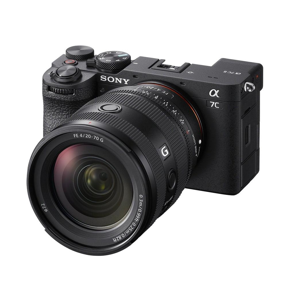 Sony Alpha ILCE-7C II Body schwarz + Sony SEL FE 4,0/20-70 mm Premium G ***zusätzlich € 200,- Cashback von Sony von 01.10.26 bis 31.01.27***