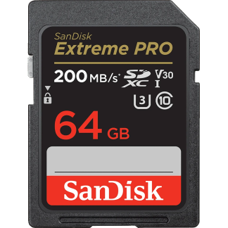 SanDisk Exteme Pro R200/W90 SDXC, UHS-I, 64GB